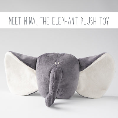 Meet Mina, the stuffed Elephant
