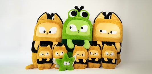 Kittybees and Frogkitties drop