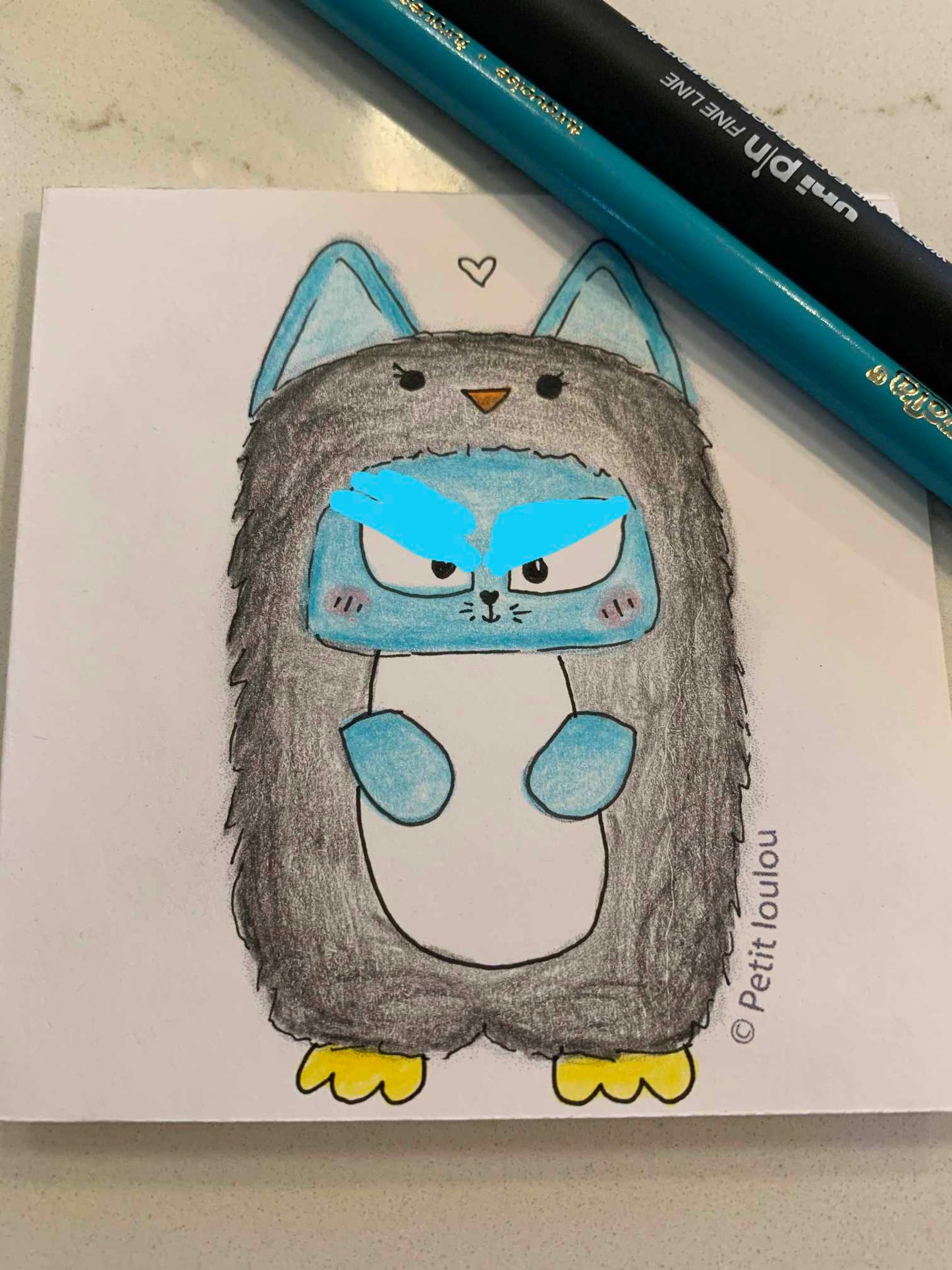 1 plush toy- Grumpy Pengkitty for Joah