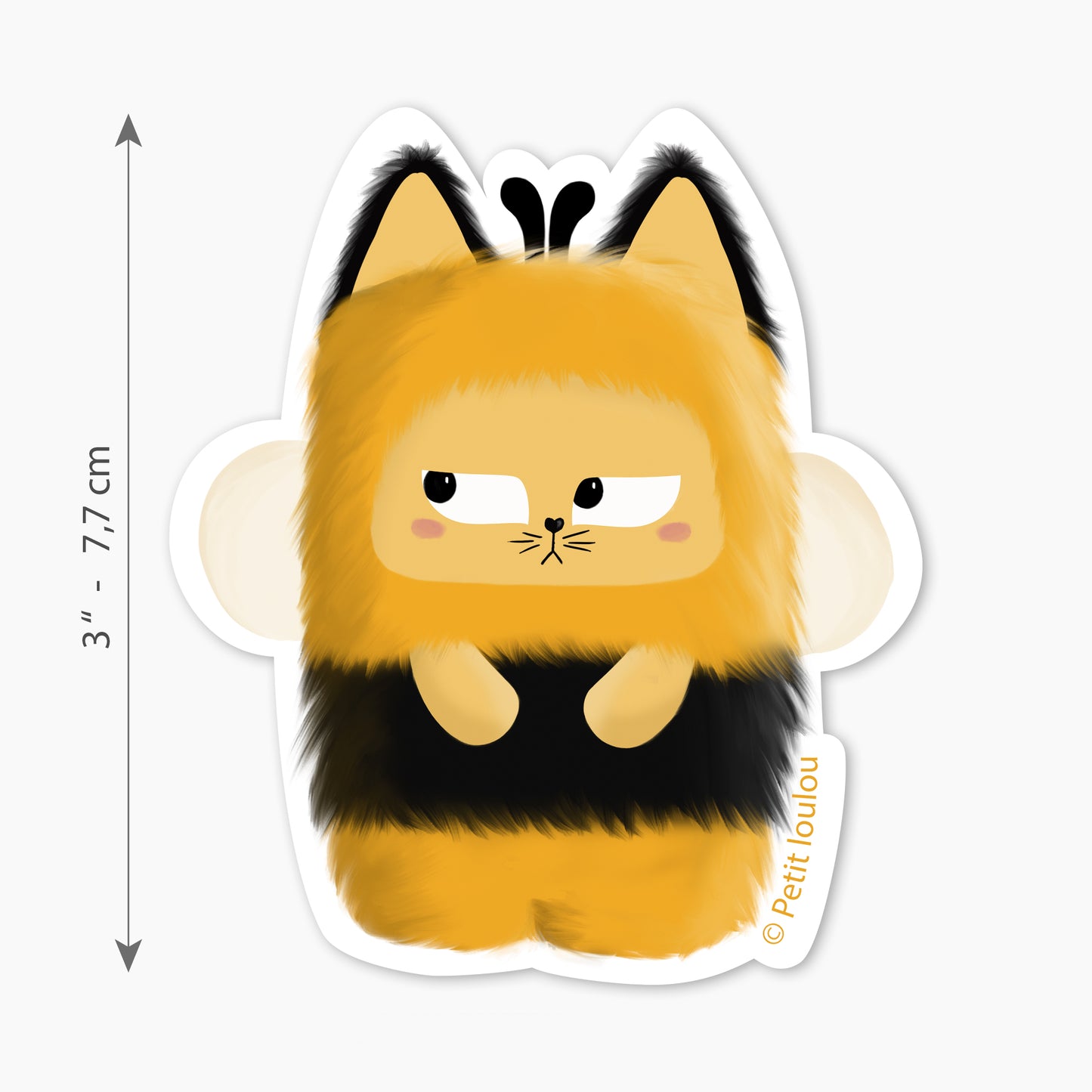 Sticker Kitty Bee