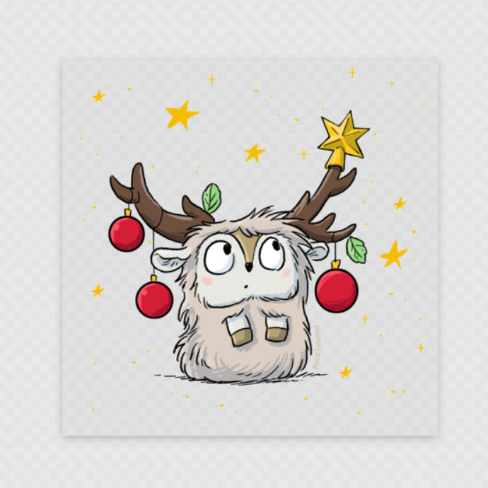 Advent Calendar 2023 - Sticker Deer Square
