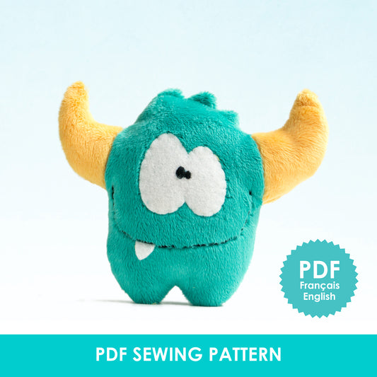 PDF Sewing Pattern - Green monster