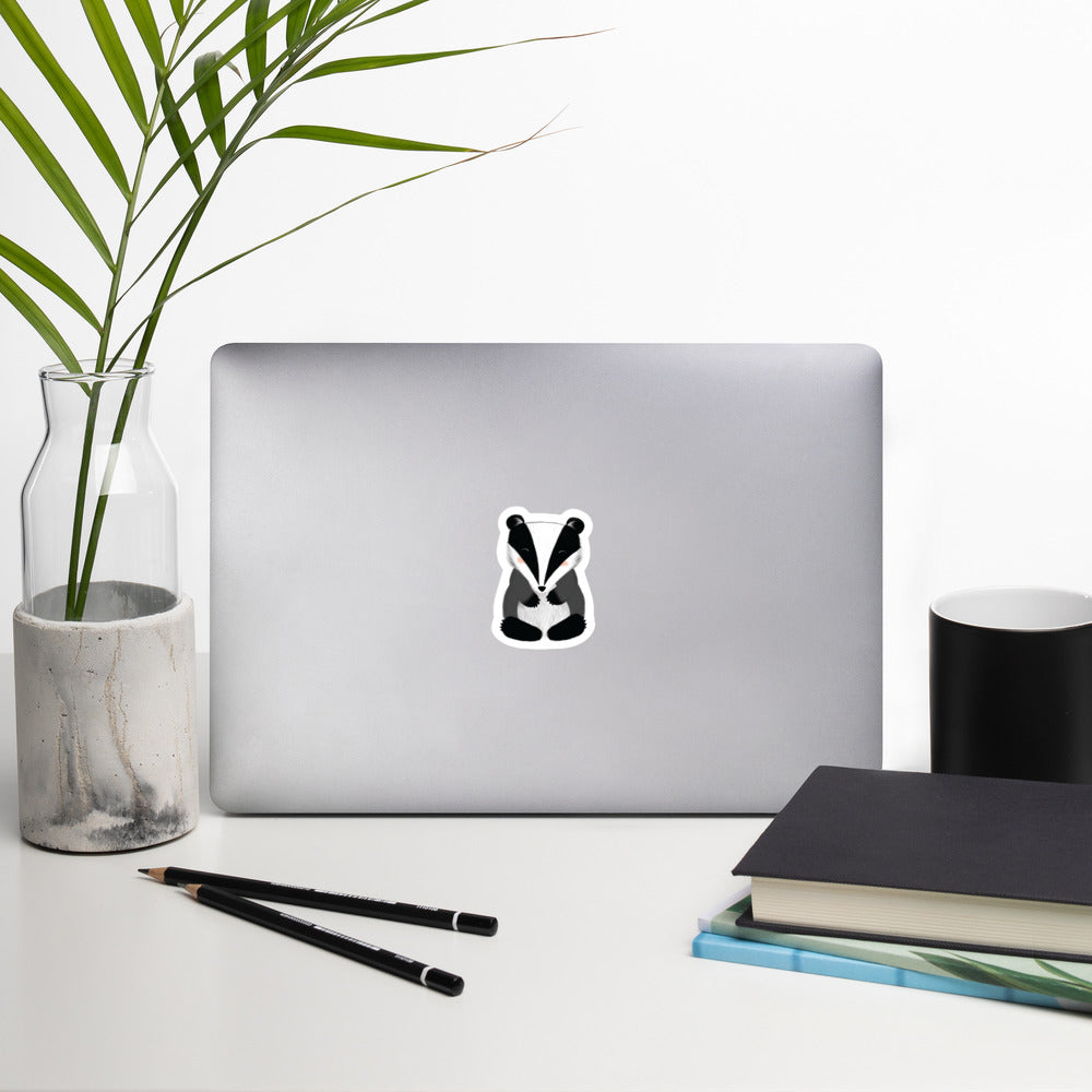 Bubble-free stickers Baby Badger