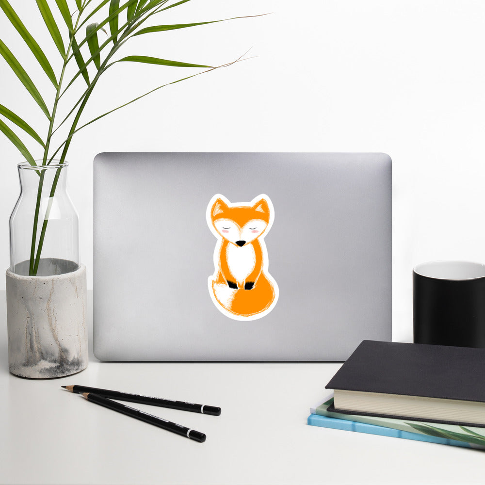 Bubble-free stickers Fox