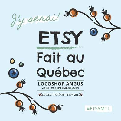 Etsy Fait au Québec market 2019