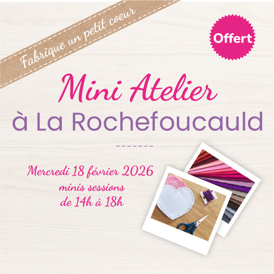 Mini atelier couture offert par Petit Loulou | Concept Store Jouets & Puériculture Leclerc La Rochefoucauld - Mercredi