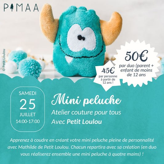 25 juillet • Angoulême • Atelier couture de peluche