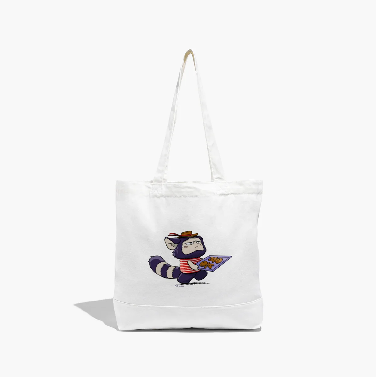 Baking Lemurelf Cotton Tote Bag