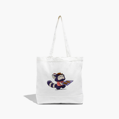 Baking Lemurelf Cotton Tote Bag