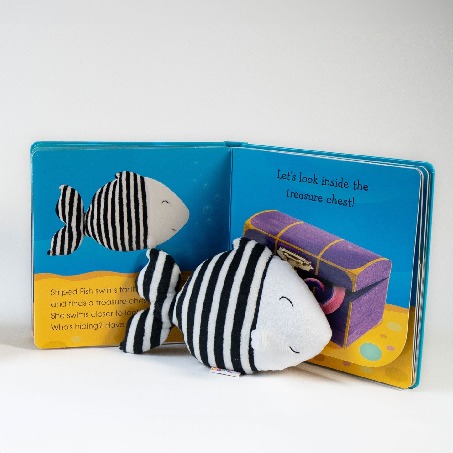 1 plush toy and book - Fish