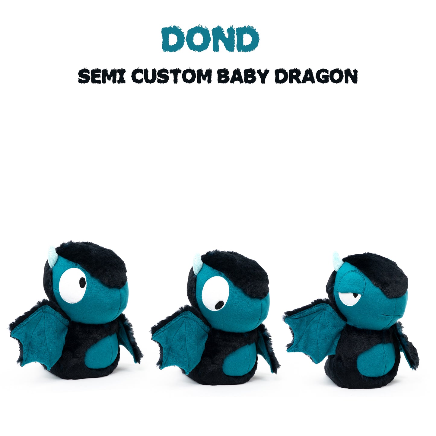 1 plush toy - semi custom BB dragon - reserved