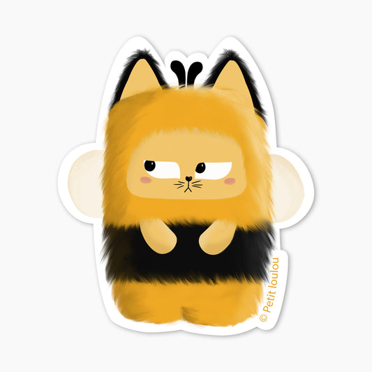 Sticker Kitty Bee