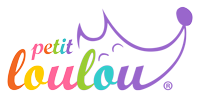 Petit Loulou logo, featuring a playful and elegant design that reflects the brand’s focus on high-quality, handmade plush toys.