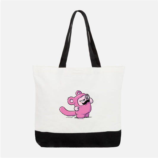 Tote Bag XL - Pink bear