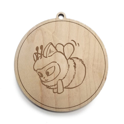 Advent Calendar 2023 - Wooden ornaments Bee