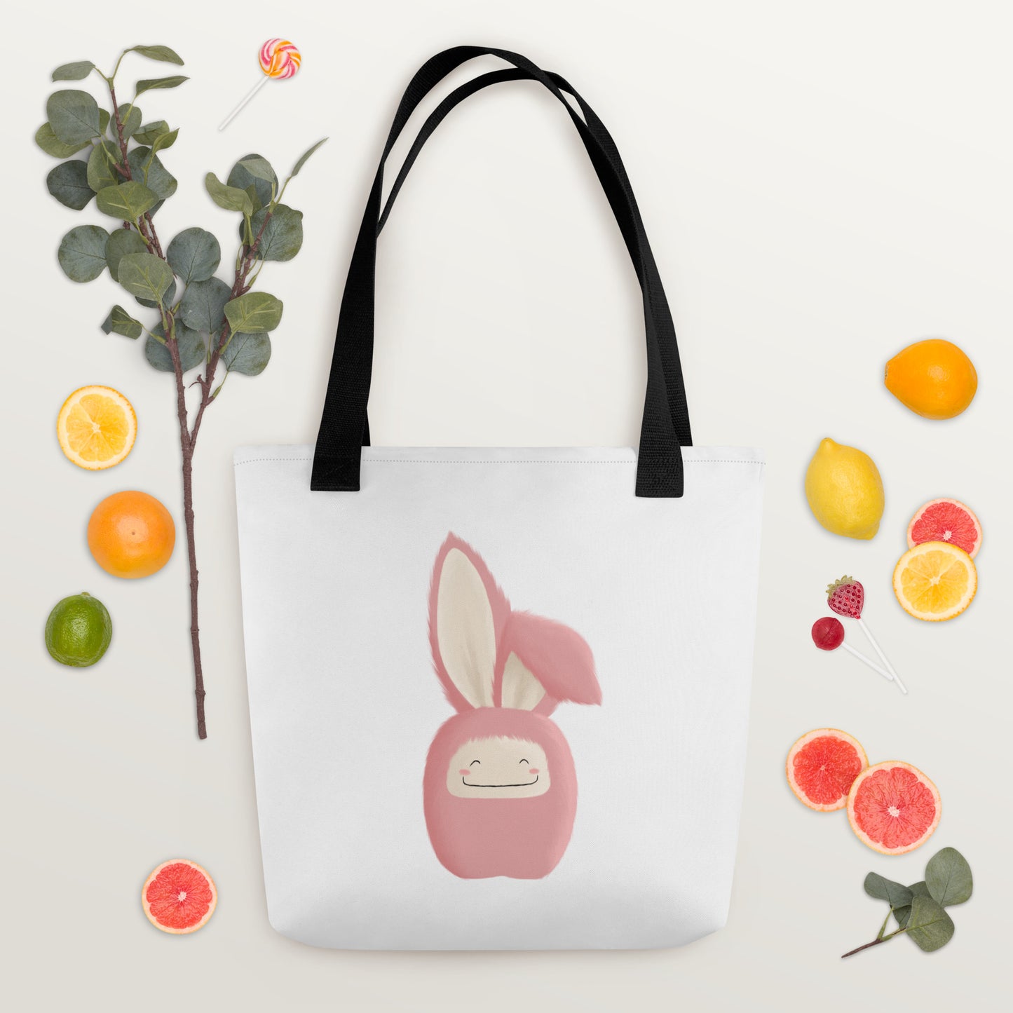 Tote bag Bunny Floppy Ear Pink