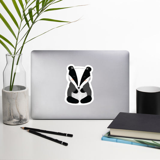 Bubble-free stickers Baby Badger